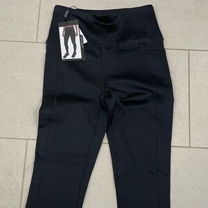 Spyder Black Fleece Lined Active Leggings